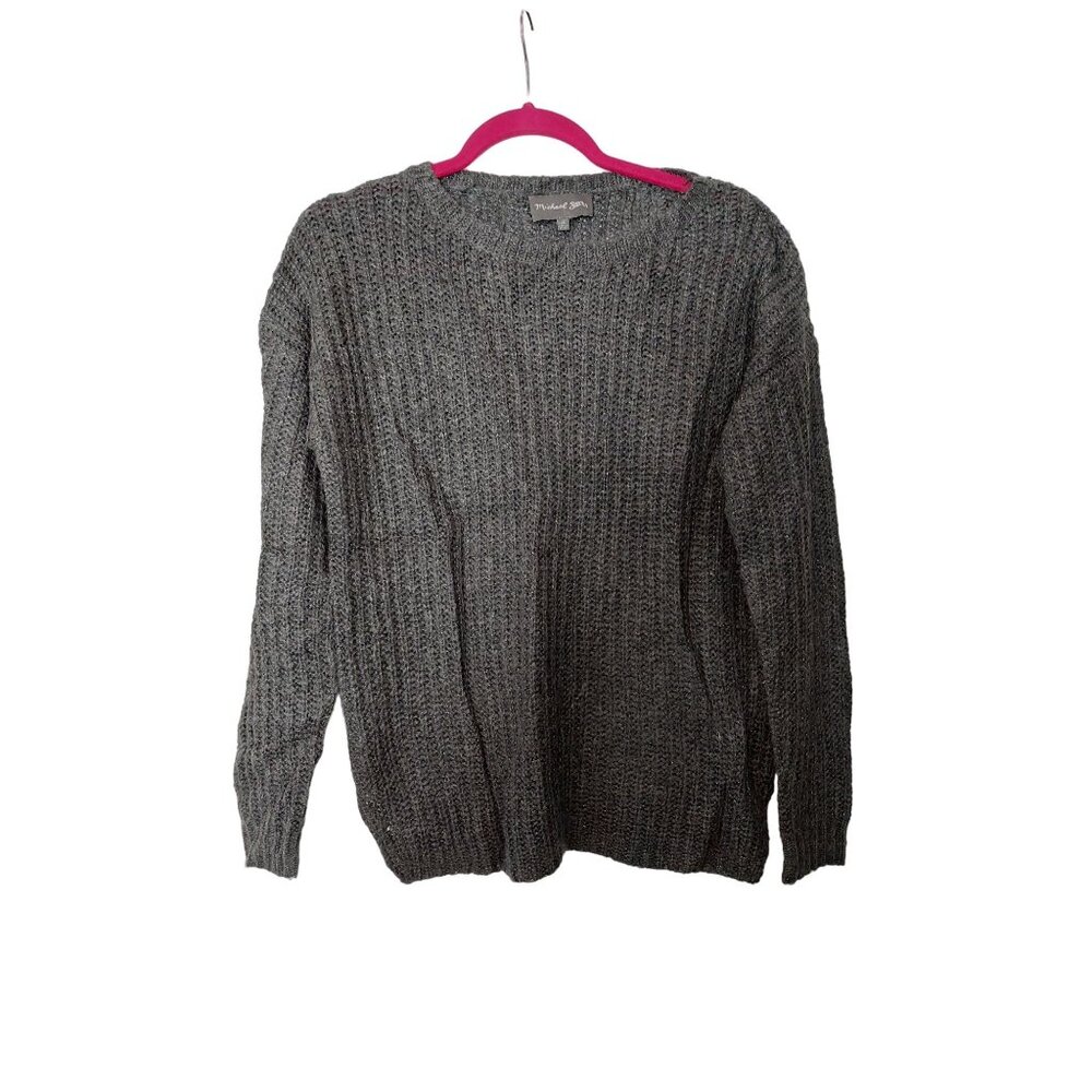 Michael Stars Gray Knit Womens Sweater XS Made In China